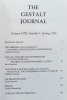 The Gestalt Journal Spring 1995
